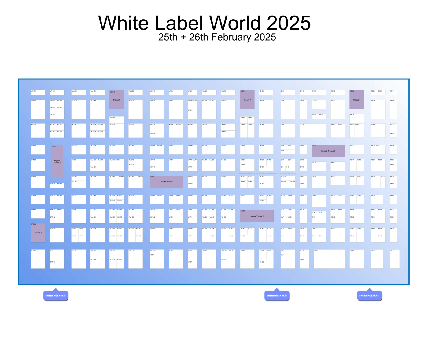 White Label World Expo London Floorplan